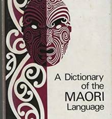 Book cover: A Dictionary of the Māori Language