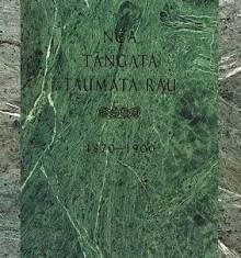 Book cover: Ngā Tāngata Taumata Rau 1870-1900