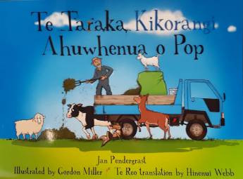 Book cover: Te Taraka Kikorangi Ahuwhenua o Pop